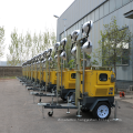 New product portable Trailer telescopic pole Light Tower